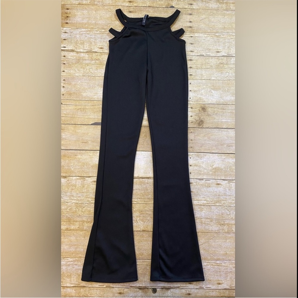As You Elegant Black Women's Flare Pants